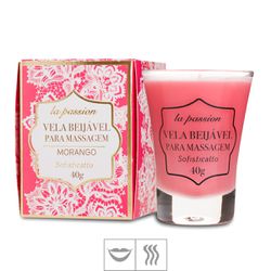 Vela Beijável La Passion 40g (ST509) - Morango - 2... - Sexy Shop BH