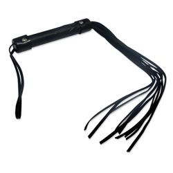 *Chicote Hot Flowers 38cm (ST578) - Preto - 27446 - Sexy Shop BH