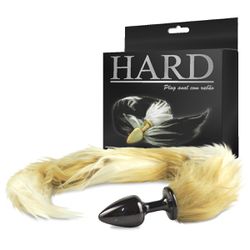 Plug de Metal Dourado Com Cauda Hard (HA117D-ST608... - Sexy Shop BH