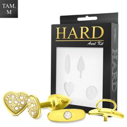 Kit Plug Cravejado Com Base Removivel M (HA132-ST6... - Sexy Shop BH