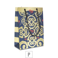 Sacola Para Presente Pequena 21x7cm (ST666) - Azul... - Sexy Shop BH