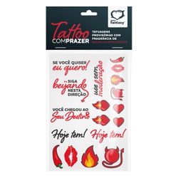 Cartela de Tatuagem Provisória Sexy Fantasy (ST800... - Sexy Shop BH