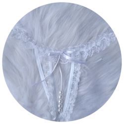 *Calcinha Fio Dental Com Pérola 50 Tons (TO005) -... - Mais Sex