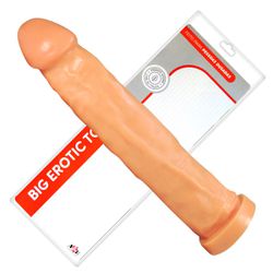 Prótese 27x17cm Gigante (ADAO06) - Bege - 17957 - Sexy Shop BH