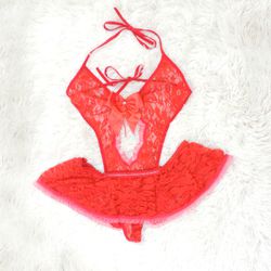*Body Ravena (DM358) - Vermelho - 19022 - Sexy Shop BH