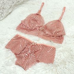Conjunto Cindy (DR4506) - Rosê - 31700 - Sexy Shop BH