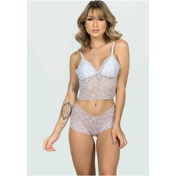 Conjunto Cropped Calesson (DR4518) - Branco - 3171 - Sexy Shop BH