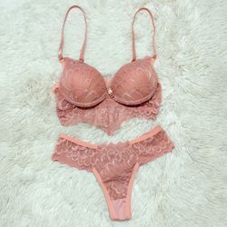 Conjunto Nanda (DR4530-DR4595) - Rosa - 30657 - Sexy Shop BH