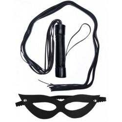 *Chicote 80cm + Máscara Dominatrixxx (DX771) - Pre... - Sexy Shop BH