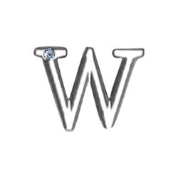 Letras Para Personalização Cromada (HA180C) - W -... - Sexy Shop BH
