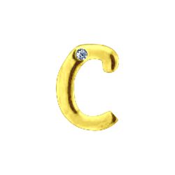 Letras Para Personalização Dourada (HA180D) - C - ... - Sexy Shop BH