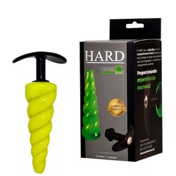 Plug de Plástico Secret Bag (HA195) - Amarelo Neo... - Mais Sex