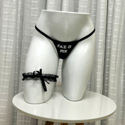 Calcinha Pegação Preta Íntima Delas (ID1060P) - F... - Sexy Shop BH