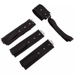 Kit Bondagem 4 Amarra em Couro Sintético (KB4C) - ... - Sexy Shop BH