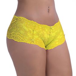 *Calcinha Calesson Obsessão (OB004) - Amarelo -... - Sexy Shop BH