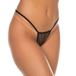 *Calcinha Butterfly (PS6110) - Preto - 24330 - Sexy Shop BH