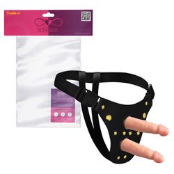 Cinta Com 2 Prótese (ST840-SSCTDA0505) - Bege - 3... - Sexy Shop BH