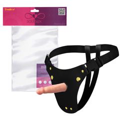 Cinta Com Prótese 12x11cm (ST841-SSCT005) - Bege -... - Sexy Shop BH