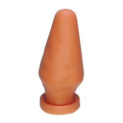 *PROMO - PLug 12x18cm (17541) - Bege - 30895 - Sex Shop Ouvidor