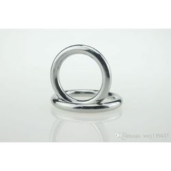 *Anel Peniano Metálico Penis Ring SI (ST548) - Cro... - SS Discreta
