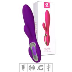 Vibrador Ponto G Recarregável Com Estimulador Soft... - SS Discreta