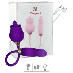 Estimulador Recarregável Formato de Rosa Tongue 2 ... - SS Discreta