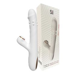 Vibrador Com Pulsação SI (9414) - Branco - 39510 - Sex Shop Ouvidor