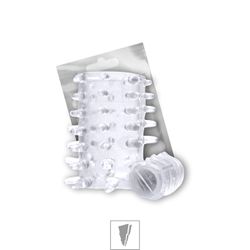 Meia Capa Peniana Com Vibro- (CA001) - Translúcido... - Sex Shop Ouvidor