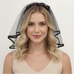 Véu Com Arco - (FR2268) - Preto - 39302 - Sex Shop Ouvidor