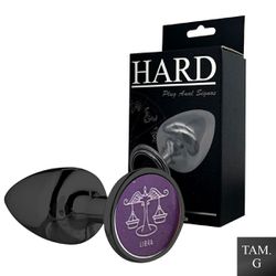 Plug Metálico G Signos Libra (HA164LI) - Onix - 35... - SS Discreta