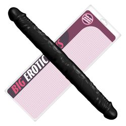 Prótese 36x13cm Ponta Dupla (PR102) - Preto - 2054... - SS Discreta