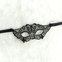 Máscara Sensual -(PS1010) - Preto - 20550 - SS Discreta