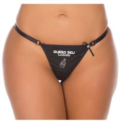 Calcinha Quero seu Leitinho (PS6214) - Preta - 389... - Sex Shop Ouvidor