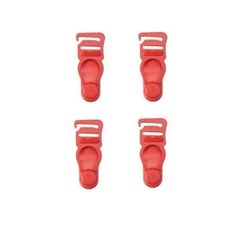 Presilha Para Meia 4un (ST977) - Vermelho - 39480 - Sex Shop Ouvidor