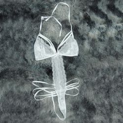 *Body Em Renda 50 Tons (TO008) - Branco - 29203 - Sex Shop Ouvidor