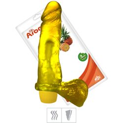 *Prótese 17x15cm Aromática Com Escroto e Vibro (AB... - SS Discreta