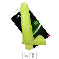 *Prótese 17x15cm Glow Com Vibro e Escroto (11090-F... - SS Discreta
