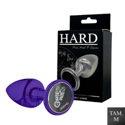 Plug Metálico M Signos Escorpião (HA163ES) - Lilás... - SS Discreta