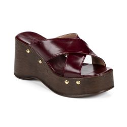 Sandália Feminina Anabela Madeira Estilo Boho Plat... - SFIZIA