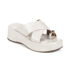 Sandália Feminina Anabela Flatform Tira Cruzada Ni... - SFIZIA