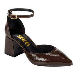 Sapato Scarpin Frente e Trazeiro Alice Verniz Show... - SFIZIA