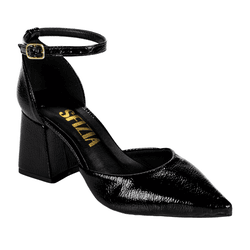 Sapato Scarpin Frente e Trazeiro Alice Verniz Show... - SFIZIA