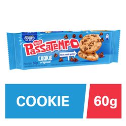 Cookie Passatempo Leite Com Gotas De Chocolate 60g