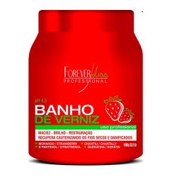 Forever Liss Banho de Verniz Morango Máscara - 1kg - Shop da Beleza