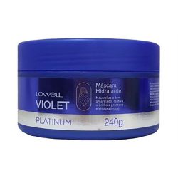 Lowell Violet Platinum Máscara Matizadora Hidratante - 240g - Shop da Beleza