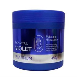 Lowell Violet Platinum Máscara Matizadora Hidratante - 450g - Shop da Beleza