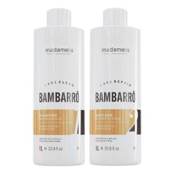 Madamelis Bambarrô Escova Progressiva Kit - 2 x 1 Litro - Shop da Beleza