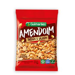 Amendoim Torrado Salgado 125g - Guimarães Alimentos
