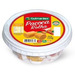 Paçoca Rolha Pote 220g - Guimarães Alimentos