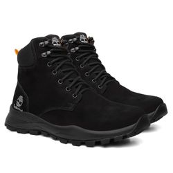 Bota 3054 Couro Legítimo - Preto - SHOP TAC BRASIL